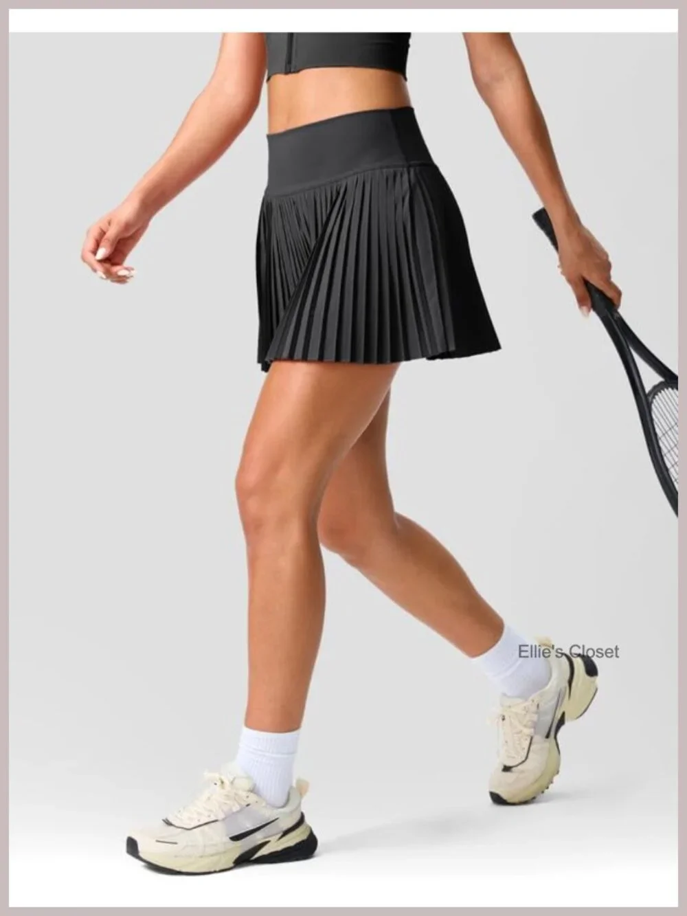 Pleated Tennis Skirt with Pockets High Waisted Lightweight Athletic Golf Skort